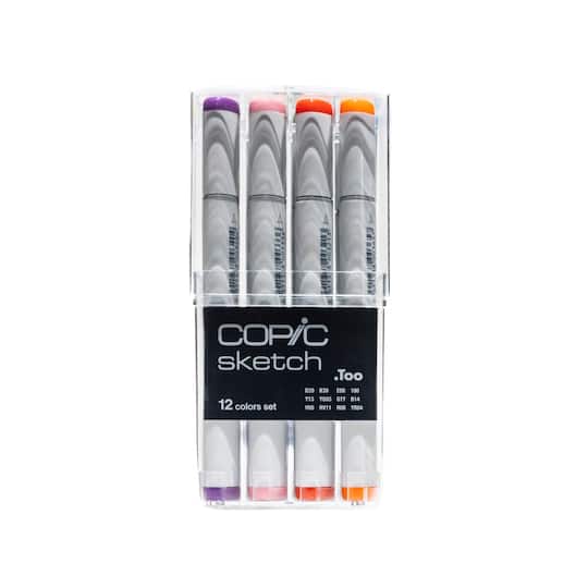 Copic® 12 Color Basic Sketch Marker Set